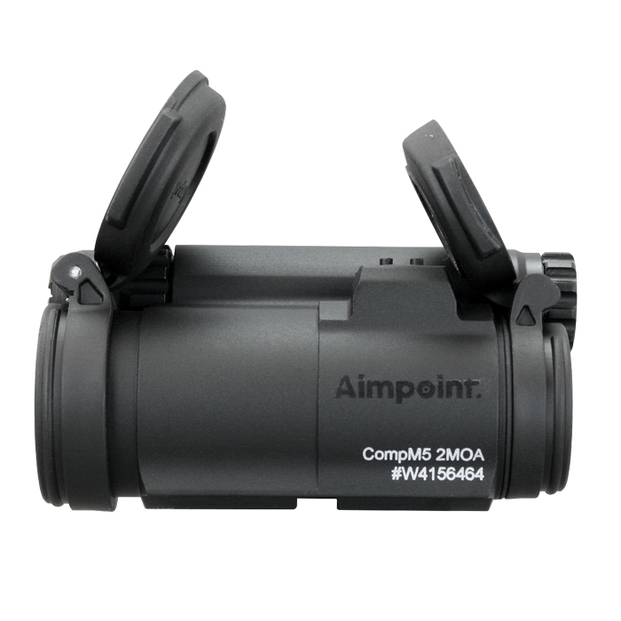 Aimpoint CompM5 Red Dot Sight - 2 MOA Dot - 5+ Year Battery Life - No Mount Included