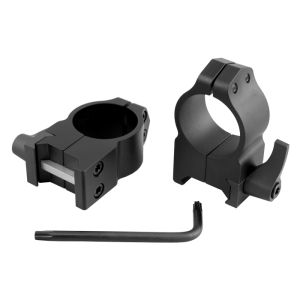 Warne Maxima QD Rings 1" High Matte - 202LM