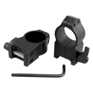 Warne Maxima QD Rings 30mm Extra High Matte - 216LM