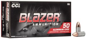 CCI Blazer - 9mm Aluminum 115 GR