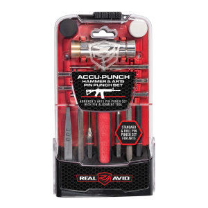 REAL AVID ACCU-PUNCH™ HAMMER & AR15 PIN PUNCH SET
