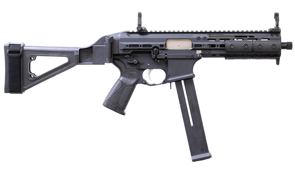 LWRC SMG .45 ACP Pistol w/SB Brace SMGPB45B8S on Sale | LWRC